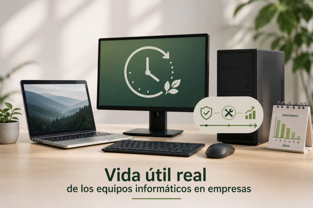 Vida útil real de los equipos informáticos en empresas