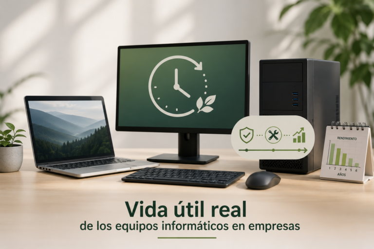 Vida útil real de los equipos informáticos en empresas