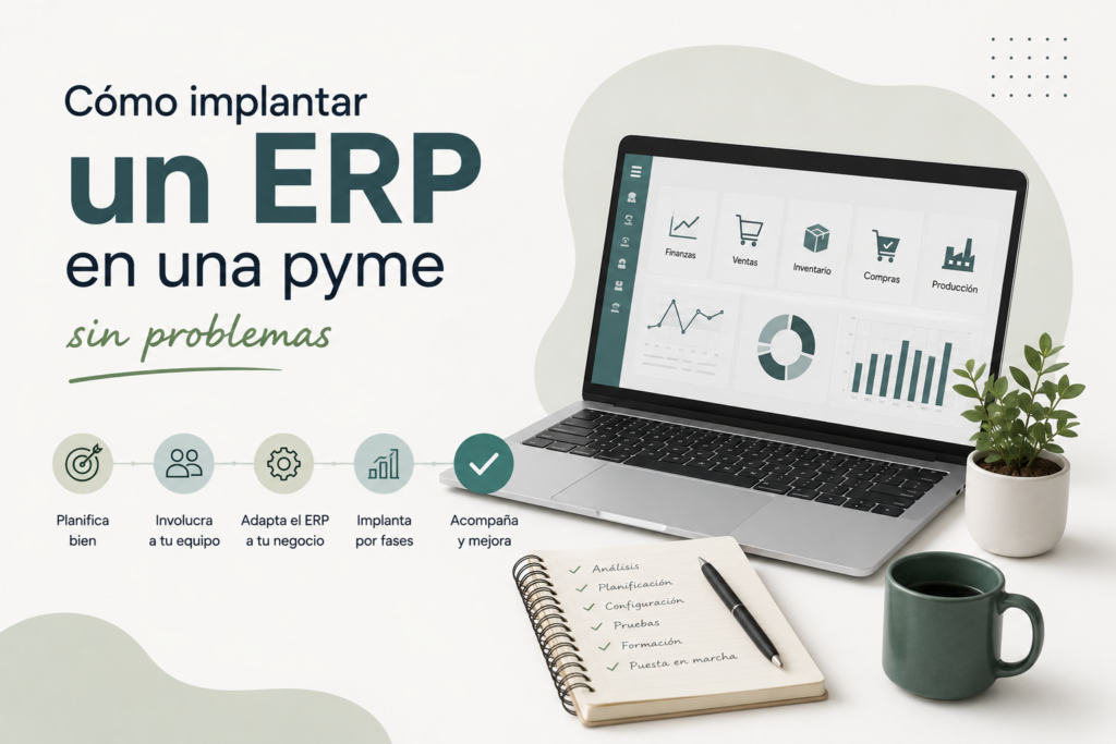 Cómo implantar un ERP en una pyme sin problemas